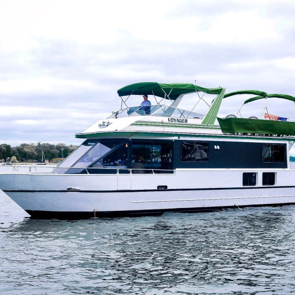 a large ship in a body of water